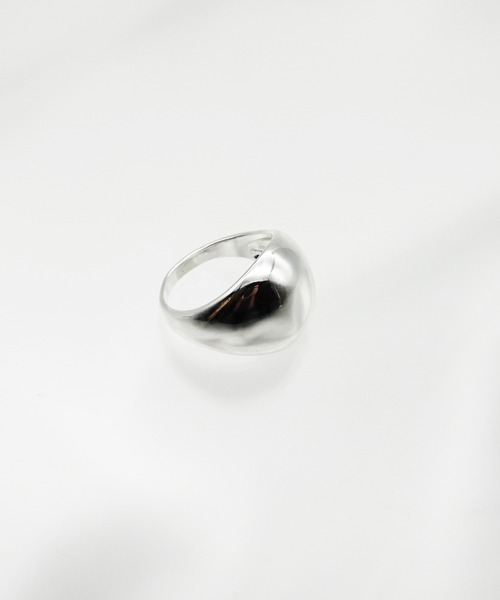 SIGNAL(シグナル)の「【ZOZO限定】Bold Line Ring / ボールドラインリング(リング・レディース・シルバー/ゴールド・#13/#11)」の9枚目の写真