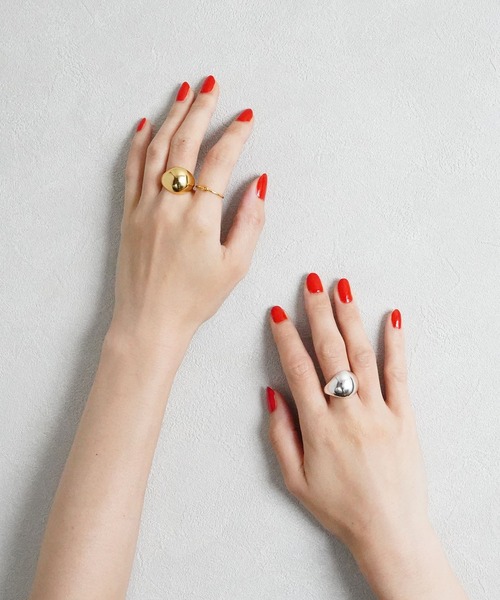 SIGNAL(シグナル)の「【ZOZO限定】Bold Line Ring / ボールドラインリング(リング・レディース・シルバー/ゴールド・#13/#11)」の10枚目の写真