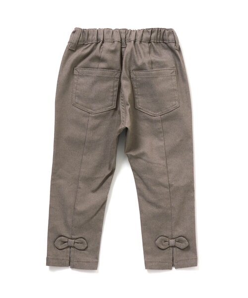 apres les cours（アプレレクール）の「WEB限定 うしろスリット＆りぼんテーパードパンツ 9分丈（その他パンツ・キッズ・ラベンダー/ベージュ/ブラウン/インディゴブルー・130/140/90/100/110/120/80）」の22枚目の写真