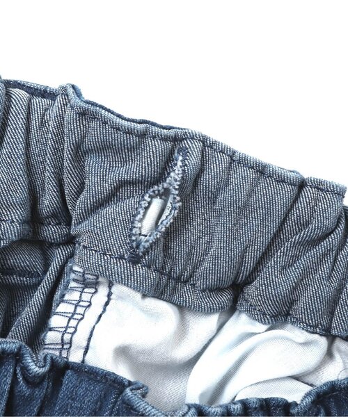 apres les cours（アプレレクール）の「WEB限定 うしろスリット＆りぼんテーパードパンツ 9分丈（その他パンツ・キッズ・ラベンダー/ベージュ/ブラウン/インディゴブルー・130/140/90/100/110/120/80）」の20枚目の写真