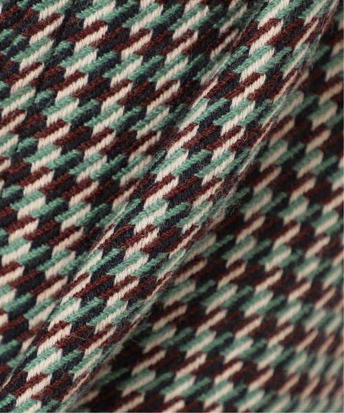 IENA LA BOUCLE チェックノーカラーコート◇（ノーカラーコート