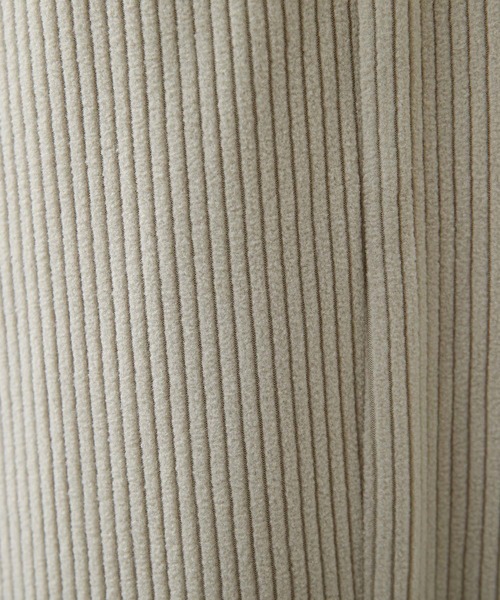 PUAL CE CIN（ピュアルセシン）の「【WEB限定】フリースコールパンツ（その他パンツ・レディース・チャコールグレー/マスタード/グレイッシュベージュ・FREE）」の4枚目の写真