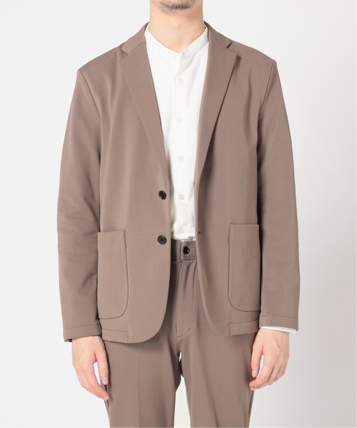 417 EDIFICE（フォーワンセブンエディフィス）の「【BEGIN掲載 M＆M】 トリコット ストレッチ 2B ジャケット（テーラードジャケット・メンズ・ブラック/ブラウン/カーキ・SMALL/MEDIUM/LARGE/X-LARGE）」の22枚目の写真