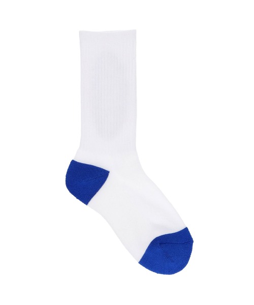 X-girl(エックスガール)の「BASIC OVAL LOGO RIB SOCKS(ソックス/靴下・レディース・ブラック/レッド/ブルー・ONE SIZE)」の8枚目の写真