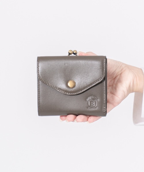 セール】【BELLIES YORK/ベリーズヨーク】がま口折財布 2つ折り