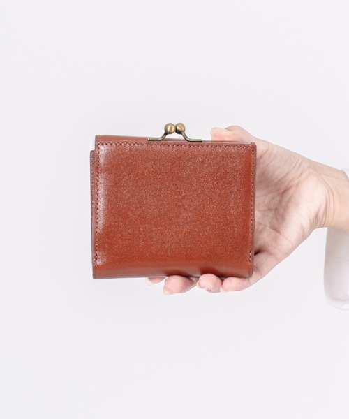 BELLIES YORK がま口二つ折り財布(イタリア牛革) BELLIES YORK 財布 「BELLIES YORK/ベリーズヨーク」がま口折
