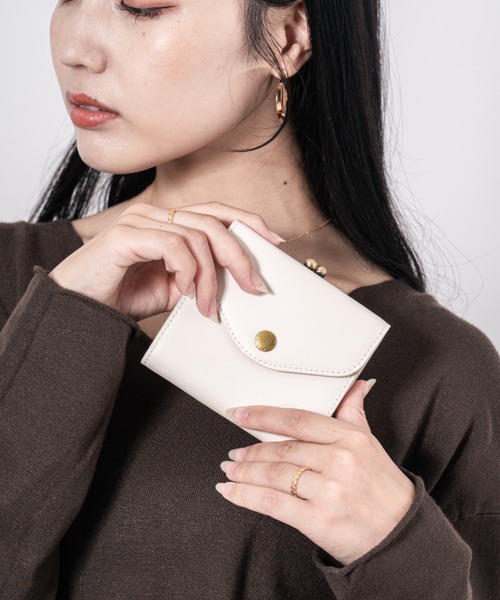 セール】【BELLIES YORK/ベリーズヨーク】がま口折財布 2つ折り
