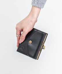 BELLIES YORK（ベリーズヨーク）の「【BELLIES YORK/ベリーズヨーク】がま口折財布 2つ折り財布　イタリア牛革（財布）」