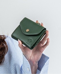 BELLIES YORK（ベリーズヨーク）の「【BELLIES YORK/ベリーズヨーク】がま口折財布 2つ折り財布　イタリア牛革（財布）」