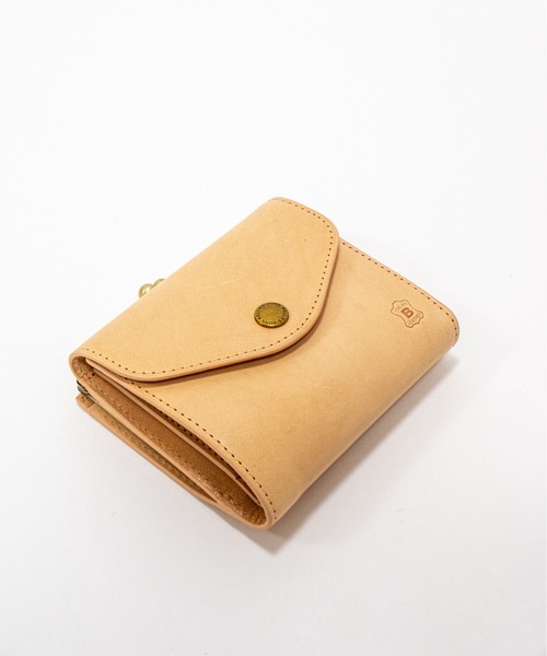 BELLIES YORK（ベリーズヨーク）の「【BELLIES YORK/ベリーズヨーク】がま口折財布 2つ折り財布　イタリア牛革（財布・レディース・ブラック/ブラウン/ブラウン系その他/ブラック系その他/グレー/ナチュラル/アイボリー/グリーン/ベージュ/アッシュグレー/ライトベージュ・FREE）」の14枚目の写真