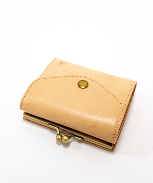 BELLIES YORK（ベリーズヨーク）の「【BELLIES YORK/ベリーズヨーク】がま口折財布 2つ折り財布　イタリア牛革（財布・レディース・ブラック/ブラウン/ブラウン系その他/ブラック系その他/グレー/ナチュラル/アイボリー/グリーン/ベージュ/アッシュグレー/ライトベージュ・FREE）」の16枚目の写真