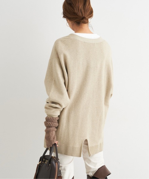 FRAMeWORK(フレームワーク)の「【WEB限定】コットンWフェイスカーディガン◆(カーディガン/ボレロ・レディース・パープル/モカ・FREE)」の6枚目の写真