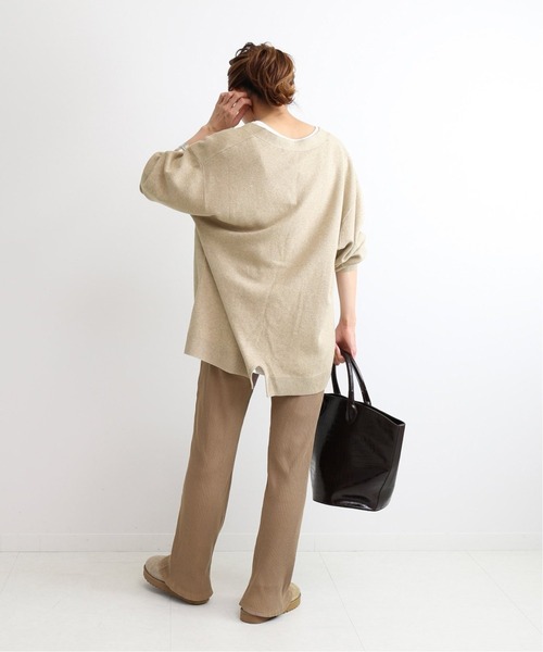 FRAMeWORK(フレームワーク)の「【WEB限定】コットンWフェイスカーディガン◆(カーディガン/ボレロ・レディース・パープル/モカ・FREE)」の8枚目の写真