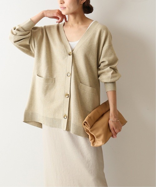 FRAMeWORK(フレームワーク)の「【WEB限定】コットンWフェイスカーディガン◆(カーディガン/ボレロ・レディース・パープル/モカ・FREE)」の12枚目の写真