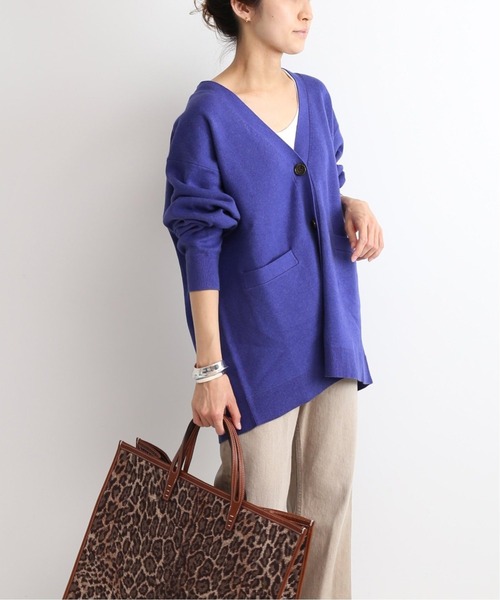 FRAMeWORK(フレームワーク)の「【WEB限定】コットンWフェイスカーディガン◆(カーディガン/ボレロ・レディース・パープル/モカ・FREE)」の15枚目の写真