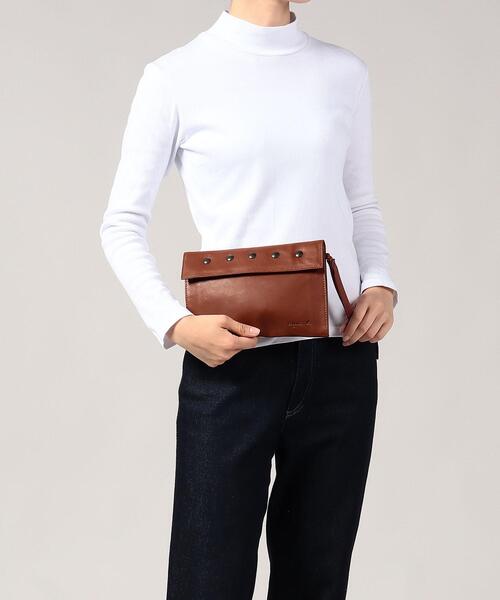 agnes b.(アニエスベー)の「CU01 TROUSSE クラッチバッグ(クラッチバッグ・レディース・ブラウン系その他・UNI)」の3枚目の写真