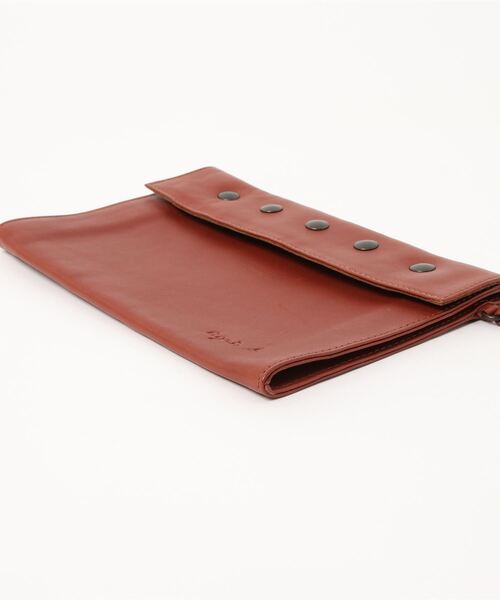 agnes b.(アニエスベー)の「CU01 TROUSSE クラッチバッグ(クラッチバッグ・レディース・ブラウン系その他・UNI)」の8枚目の写真