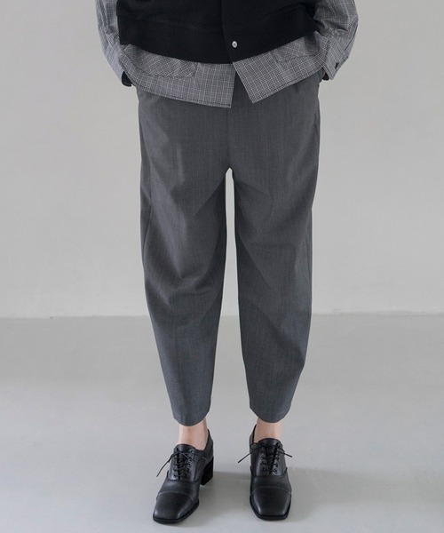 ZUCCa（ズッカ）の「T/Wウォッシャブル/パンツ（その他パンツ・レディース・ブラック/カーキ/グレー・M size/S size）」の2枚目の写真