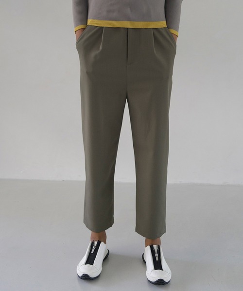 ZUCCa（ズッカ）の「T/Wウォッシャブル/パンツ（その他パンツ・レディース・ブラック/カーキ/グレー・M size/S size）」の3枚目の写真