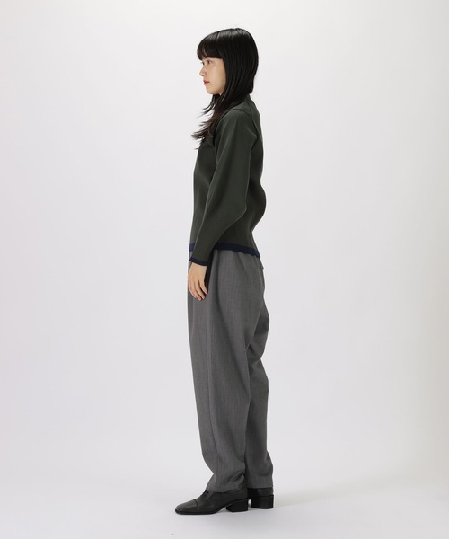 ZUCCa（ズッカ）の「T/Wウォッシャブル/パンツ（その他パンツ・レディース・ブラック/カーキ/グレー・M size/S size）」の9枚目の写真