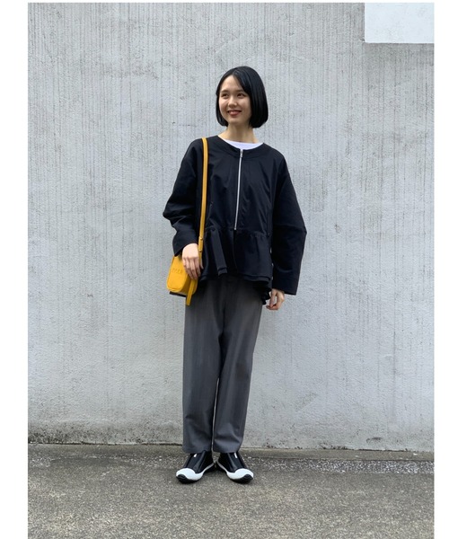 ZUCCa（ズッカ）の「T/Wウォッシャブル/パンツ（その他パンツ・レディース・ブラック/カーキ/グレー・M size/S size）」の17枚目の写真