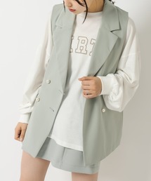 OLIVE des OLIVE | Tシャツ付ジレセット(ベスト)