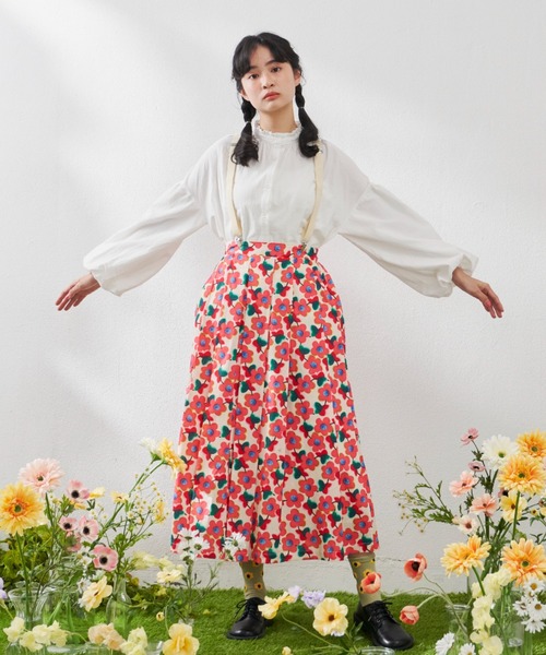 MERLOT(メルロー)の「ヴィンテージ袖バルーンブラウス(シャツ/ブラウス・レディース・ホワイト/ブラック・FREE)」の17枚目の写真