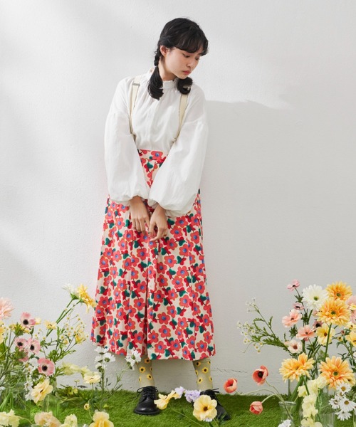 MERLOT(メルロー)の「ヴィンテージ袖バルーンブラウス(シャツ/ブラウス・レディース・ホワイト/ブラック・FREE)」の13枚目の写真