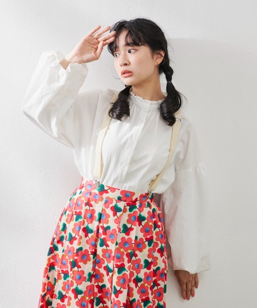 MERLOT(メルロー)の「ヴィンテージ袖バルーンブラウス(シャツ/ブラウス・レディース・ホワイト/ブラック・FREE)」の19枚目の写真