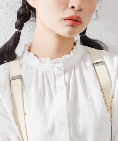 MERLOT(メルロー)の「ヴィンテージ袖バルーンブラウス(シャツ/ブラウス・レディース・ホワイト/ブラック・FREE)」の9枚目の写真
