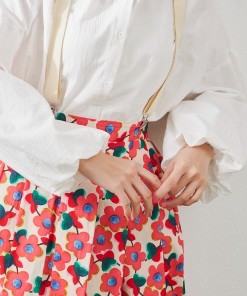 MERLOT(メルロー)の「ヴィンテージ袖バルーンブラウス(シャツ/ブラウス・レディース・ホワイト/ブラック・FREE)」の3枚目の写真