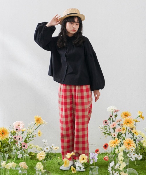 MERLOT(メルロー)の「ヴィンテージ袖バルーンブラウス(シャツ/ブラウス・レディース・ホワイト/ブラック・FREE)」の5枚目の写真