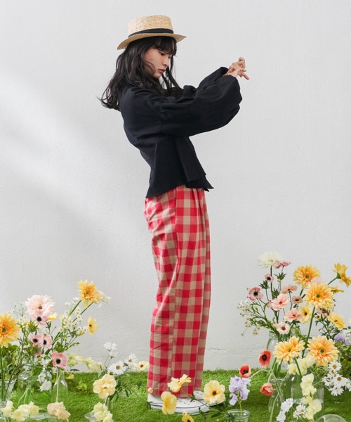 MERLOT(メルロー)の「ヴィンテージ袖バルーンブラウス(シャツ/ブラウス・レディース・ホワイト/ブラック・FREE)」の8枚目の写真