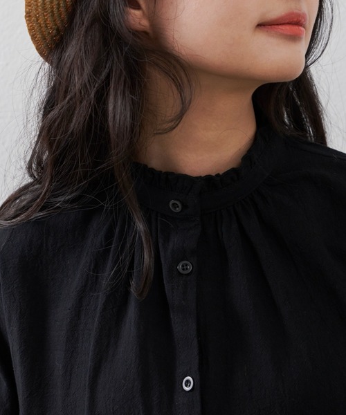 MERLOT(メルロー)の「ヴィンテージ袖バルーンブラウス(シャツ/ブラウス・レディース・ホワイト/ブラック・FREE)」の16枚目の写真