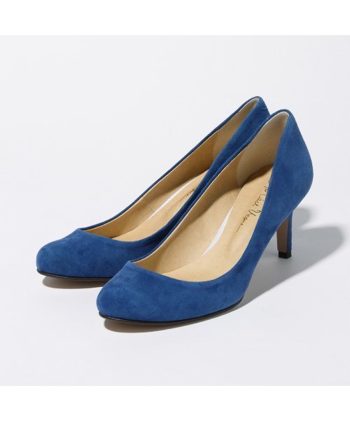 La TOTALITE（ラトータリテ）の「Cast Vague ラウンドスエードパンプス。（パンプス・レディース・ブラック/ベージュ/ネイビー/ブルー/イエロー・37/36/37.5/38/36.5）」の12枚目の写真