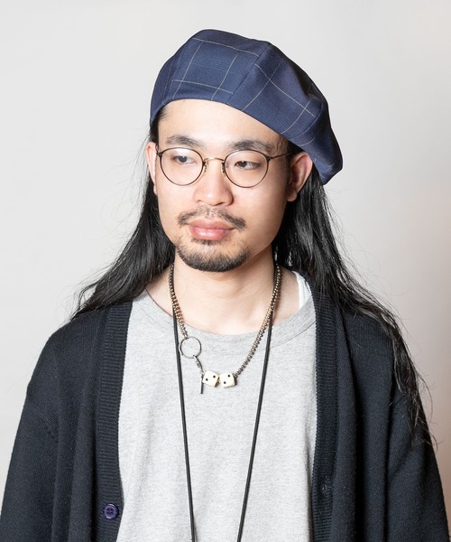 CA4LA(カシラ)の「CIRCLET GC(ハンチング/ベレー帽・メンズ・ライトグレー/ベージュ/ネイビー・ONESIZE)」の3枚目の写真