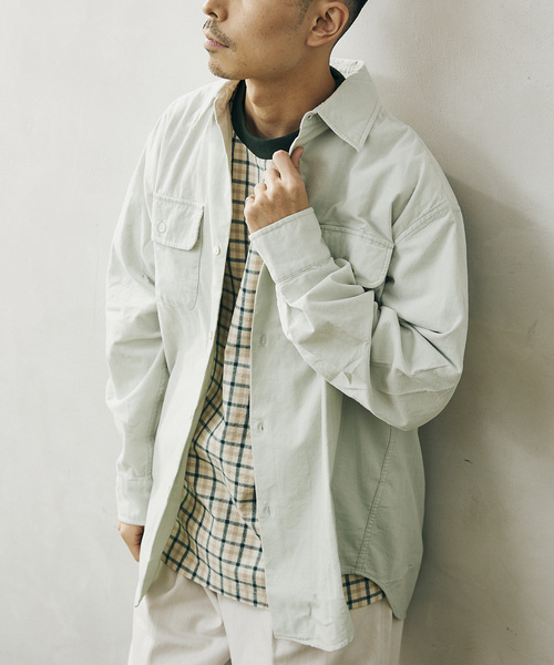 JOURNAL STANDARD relume（ジャーナルスタンダード　レリューム）の「CHECK TEE（Tシャツ/カットソー・メンズ・ブルー/パープル/ネイビー/グリーン・LARGE/MEDIUM）」の8枚目の写真