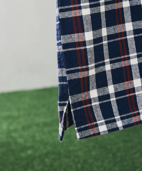 JOURNAL STANDARD relume（ジャーナルスタンダード　レリューム）の「CHECK TEE（Tシャツ/カットソー・メンズ・ブルー/パープル/ネイビー/グリーン・LARGE/MEDIUM）」の21枚目の写真