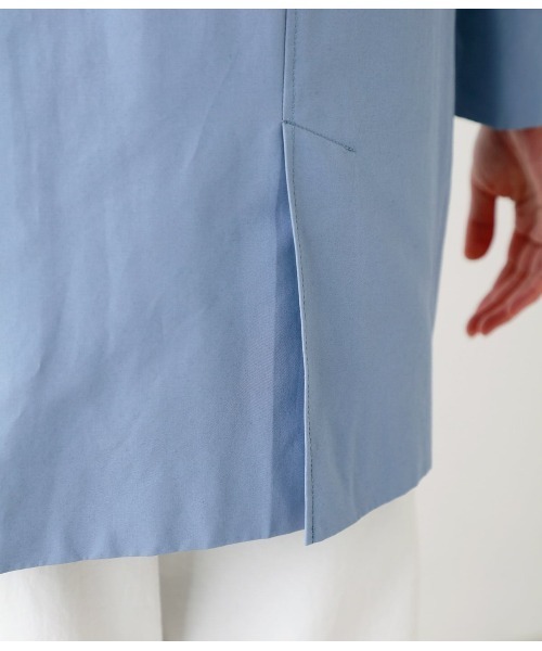 NEWYORKER(ニューヨーカー)の「ライナー付きステンカラーコート(ステンカラーコート・レディース・グレイッシュベージュ/サックスブルー・9号/11号)」の19枚目の写真