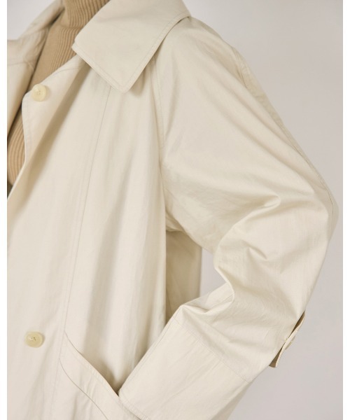 TODAYFUL（トゥデイフル）の「タックオーバートレンチコート（トレンチコート・レディース・キナリ/ブラック/カーキ・36inch/38inch）」の20枚目の写真