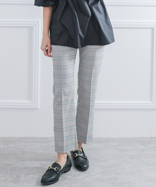 clear（クリア）の「美脚スリムテーパードパンツ（スラックス・レディース・ピンク/グリーン/ブルー系その他4/グレー/ブラック・S/M）」の4枚目の写真