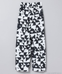 ぽの kapitza×JEANASIS】サスティナブルワイドストレートパンツ