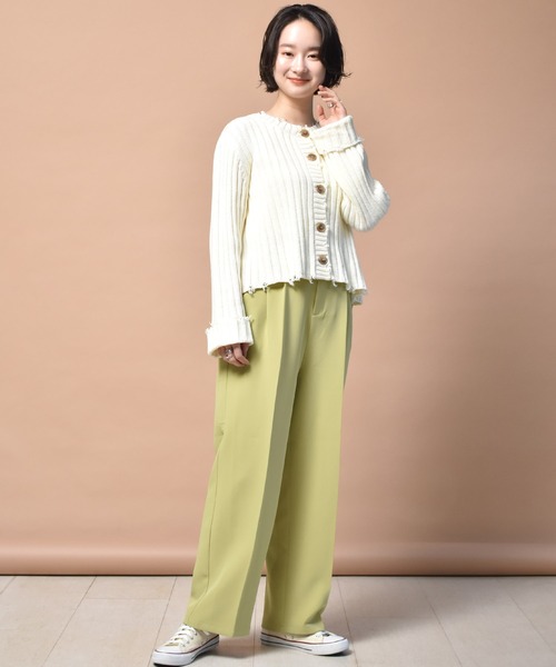 RETRO GIRL（レトロガール）の「タックスラックスパンツ（スラックス・レディース・ライトブルー/ブラック/イエロー/グリーン/ブラウン系その他・FREE）」の17枚目の写真