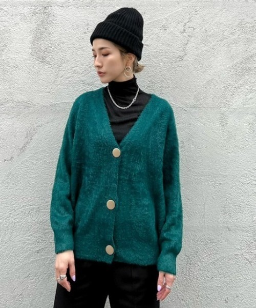 セール Courage クラージュ ふわふわニットカーデ カーディガン ボレロ L H P エルエイチピー のファッション通販 Zozotown