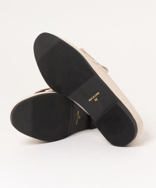 Lugnoncure（ルノンキュール）の「タッセルローファー（ローファー・レディース・ブラック/ベージュ・MEDIUM/LARGE）」の4枚目の写真