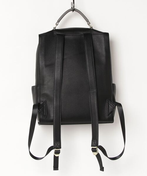 Legato Largo(レガートラルゴ)の「Legato Largo/ レガートラルゴ / PC収納 フェイクレザー バックパック リュック LG-E1312(バックパック/リュック・レディース・ブラック/キャメル/オリーブ/ネイビー/ブラウン/ライトグレー・ONESIZE)」の7枚目の写真