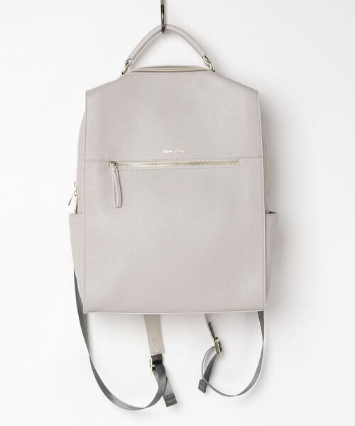 Legato Largo(レガートラルゴ)の「Legato Largo/ レガートラルゴ / PC収納 フェイクレザー バックパック リュック LG-E1312(バックパック/リュック・レディース・ブラック/キャメル/オリーブ/ネイビー/ブラウン/ライトグレー・ONESIZE)」の19枚目の写真