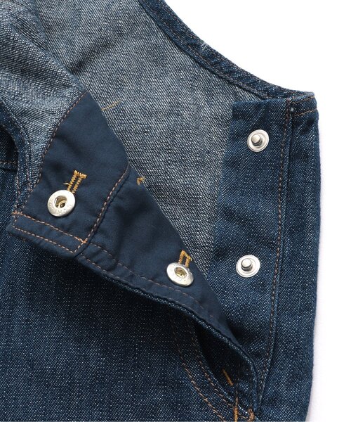 BREEZE by saori(ブリーズバイサオリ)の「/WEB限定 サロペット【BREEZE by saori】(サロペット/オーバーオール・キッズ・アイボリー/ネイビー・100/150/90/140/120/110/130)」の18枚目の写真