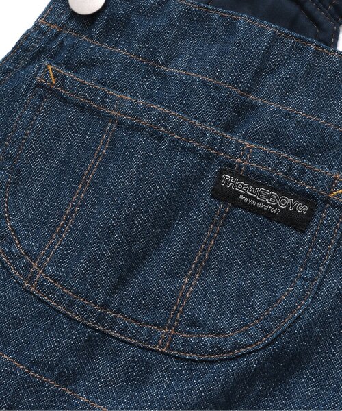 BREEZE by saori(ブリーズバイサオリ)の「/WEB限定 サロペット【BREEZE by saori】(サロペット/オーバーオール・キッズ・アイボリー/ネイビー・100/150/90/140/120/110/130)」の5枚目の写真