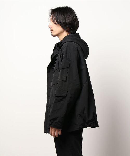 CRAFT STANDARD BOUTIQUE(クラフトスタンダードブティック)の「RAFミリタリパーカー *(マウンテンパーカー・メンズ・ブラック/オリーブ・M/L)」の3枚目の写真